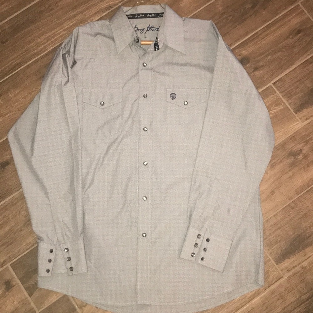 George Strait Pearl Snap Button Up
